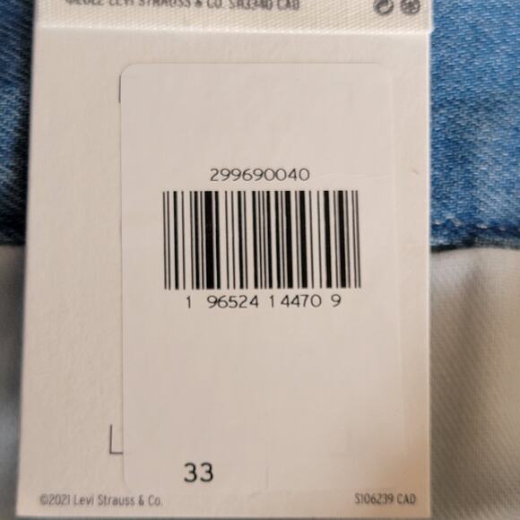 LEVI'S Made & Crafted Japanese High Wasted Mom Trouser Jean Shorts Sz 33 NWT - Picture 10 of 12